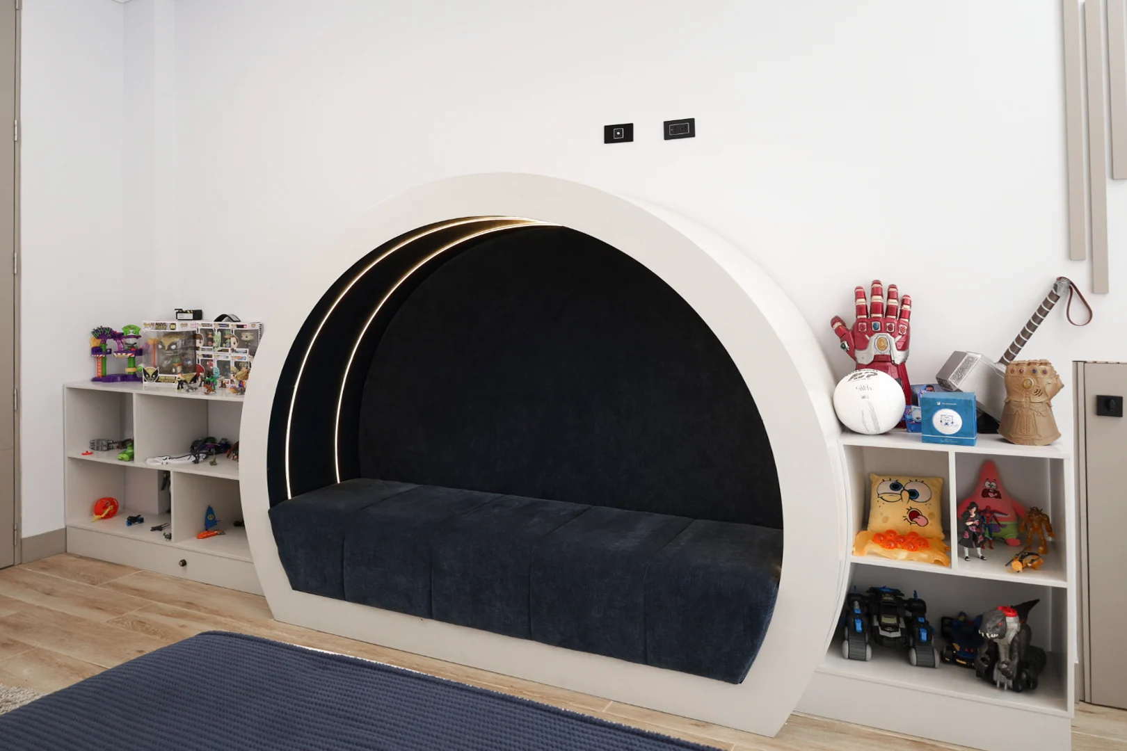 Diseño interior y decoración de habitación niño marari